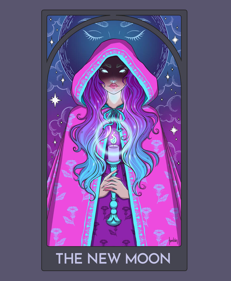 New Moon. Chant to the Moon series. 2022.