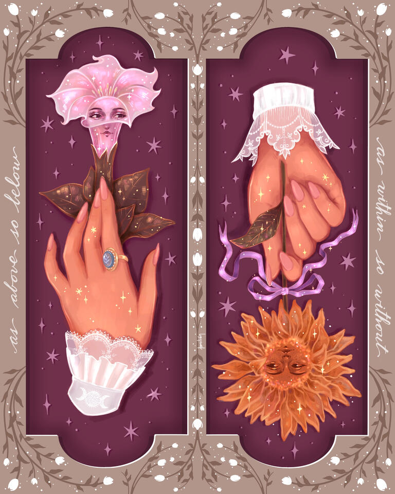 As above so below. As within so without. 2024.