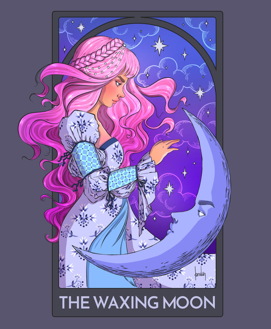 Waxing Moon. Chant to the Moon series. 2022.